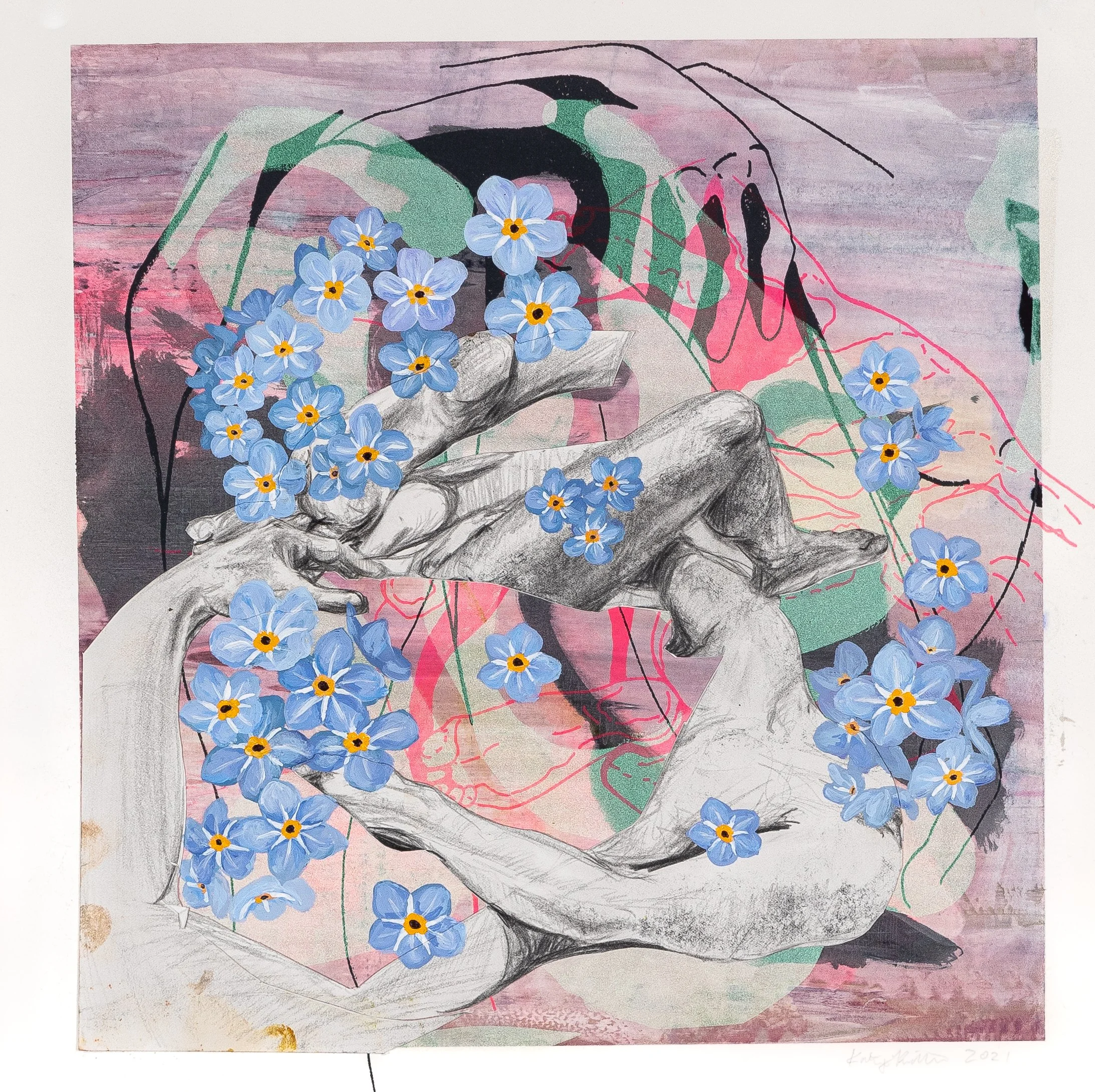 Katy Richards - Hibiscus Pattern — HEDGE GALLERY